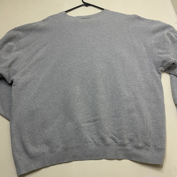 Adidas Sweatshirt Crewneck Pullover Grey Size XLarge Vintage Flag Tag - Picture 8 of 8